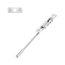 Not Rusts Steel Extended Door Latches-8 inch Brushed color