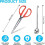 Strong Fireplaces Ashes Removal Set with Ergonomic Handle & 4
