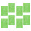 8Pcs Waterproof Coaster Food Freshly Keeping Mat Fruit 1
