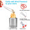 Strong Fireplaces Ashes Removal Set with Ergonomic Handle & 2