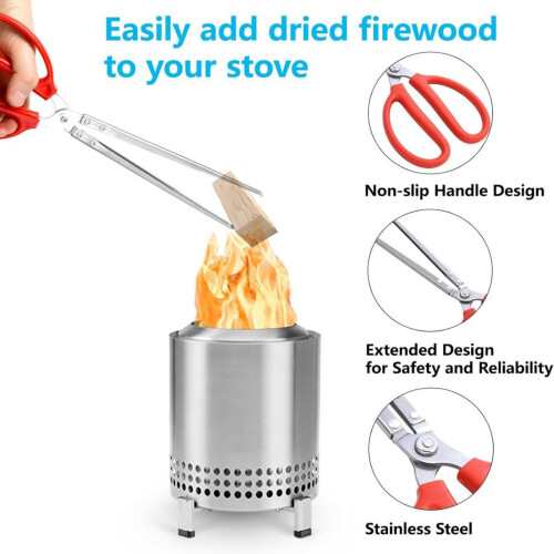 Strong Fireplaces Ashes Removal Set with Ergonomic Handle & 1