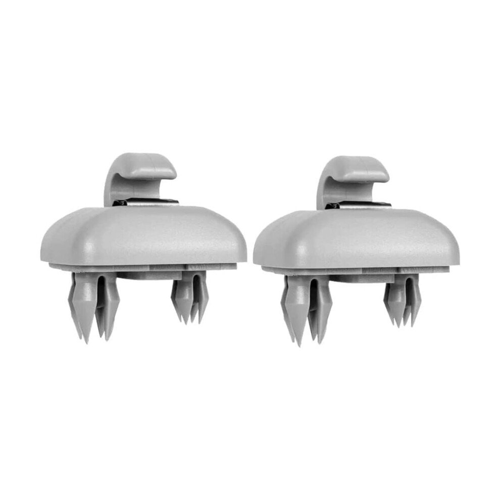 Sun Visor Clip 2-Pack, Bracket Clip Hooks Replacement For Audi A1 A3 A4 A5 S4 S5 Q3 Q5 Tt A7 B6 B7 B8 8E0857562 Grey 9354506699864