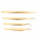 Wimpernverlängerungs-Pinzetten-Set, 6