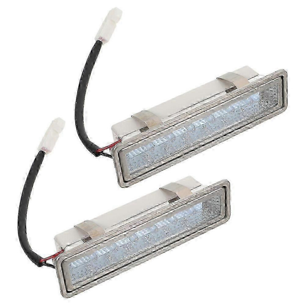 Kikidex (As Show, One Size) 2Pcs Led Range Hood Light Bulbs Cool Light For Integrated Stoves Replacement Bulbs For Kitchen Vent Hood Range Hood Light Bulbs