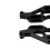 Bracci della sospensione in alluminio da 95 g LIMITLESS 1/7 nero 6
