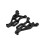Bracci della sospensione in alluminio da 95 g LIMITLESS 1/7 nero 10