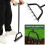 Manual Lawn Grass Aerator Tool with Detaching Rake 10 Iron Spikes 1