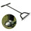 Manual Lawn Grass Aerator Tool with Detaching Rake 10 Iron Spikes 14