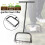 Manual Lawn Grass Aerator Tool with Detaching Rake 10 Iron Spikes 2