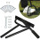 Manual Lawn Grass Aerator Tool with Detaching Rake 10 Iron Spikes 3