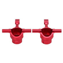 Aluminiumlegierung Frontsteuerkappe für Tamiya TT02 RC-Auto 43x40mm Rot