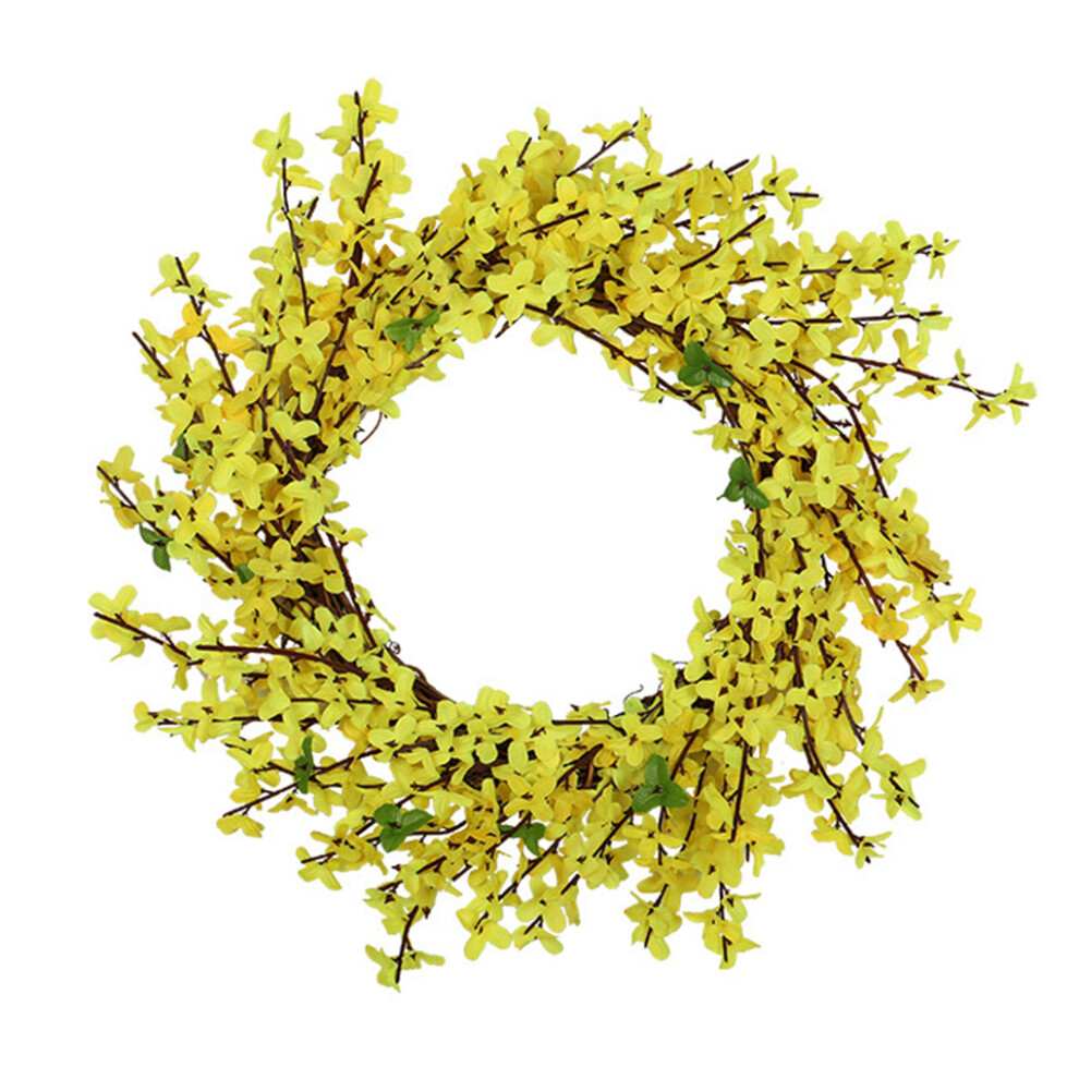 (45cmgeneral sets) Artificial Flower Wreath Florals Garland Rattan Hoop Window Wedding-image-OPC-PMRHGQ7-NEW