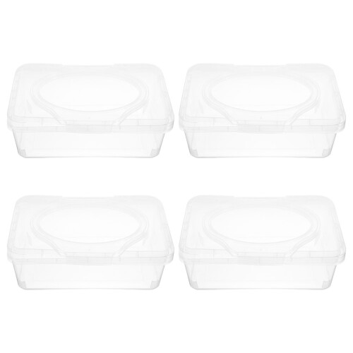 4 Piezas Rellenable Para Toallitas Bebé 1
