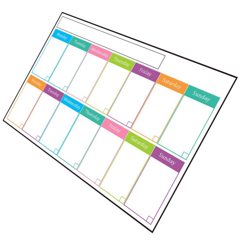 Quadro Adesivo Apagável Com Calendário