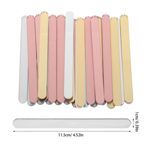 30Pièces Bâtons À Glace Réutilisables Pour Projets DIY 1