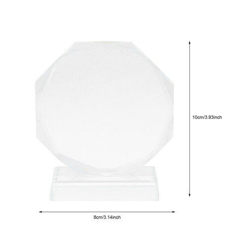 Troféu De Transparente Para Prêmio Decorativo 2