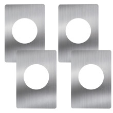 4 Unidades De Para Fechadura De Porta Aço Inoxidável