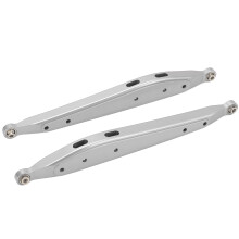 Aluminum Rear Trailing Arm for Axial RBX10 RC Car 161x18x12mm Silver