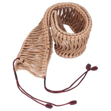 Handcrafted Woven Ring and Rattan Rope Decor for 13 Tone Steel Tongue Drum