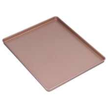 Roségold Carbonstahl Backblech – 30,5x25,5x1,7cm Antihaft-Backblech