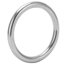 Joint torique en acier inoxydable fil de 8 mm diamètre 50 mm argenté