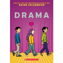 Drama by Raina Telgemeier Paperback Book