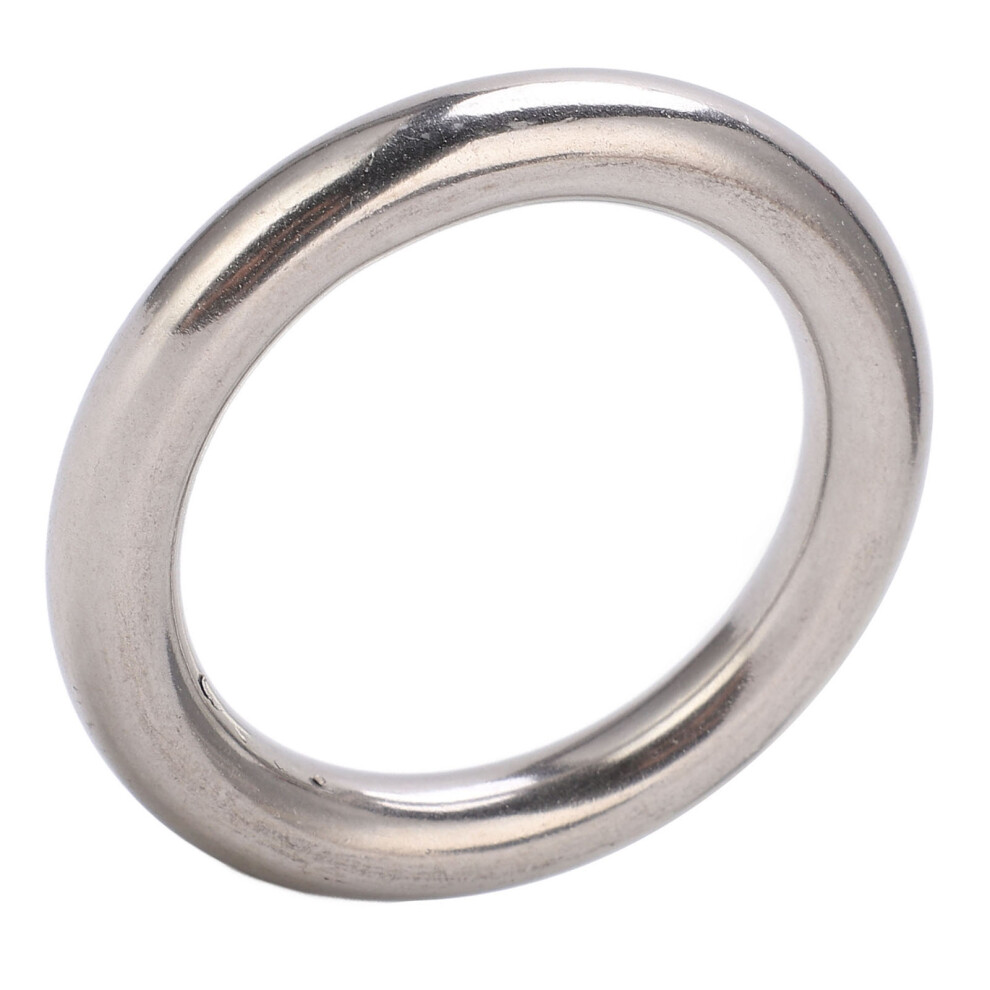 Stainless Steel Welded O Ring 10X50mm For Diving, Navigation, Bags 3311358087405