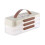 Portable Refrigerator Storage Box Accessory-Cream Rice 3 layers 1