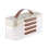 Space Saving Designs Wonton Storage Box for-Cream Rice 4 layers 1