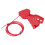 Adjustable Nylon Safety Cable Lock High Temp & Corrosion Resistant Lock 13