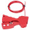 Adjustable Nylon Safety Cable Lock High Temp & Corrosion Resistant Lock 16