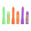 Farben Gesichts-Make-up-Buntstifte, starke 10