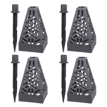 Headstones Flower Holder Cone Shaped-Square conical frame