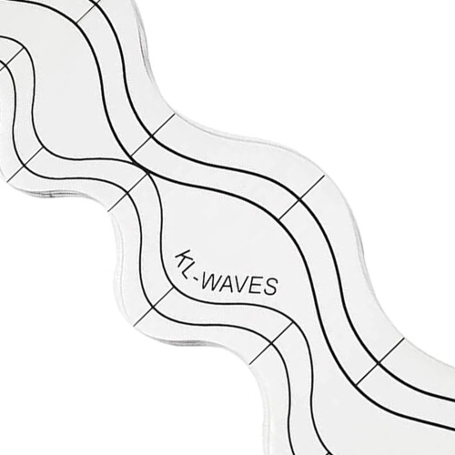 Wavy Shape Quilting Rulers Clear Acrylic Patchwork Templates For 2