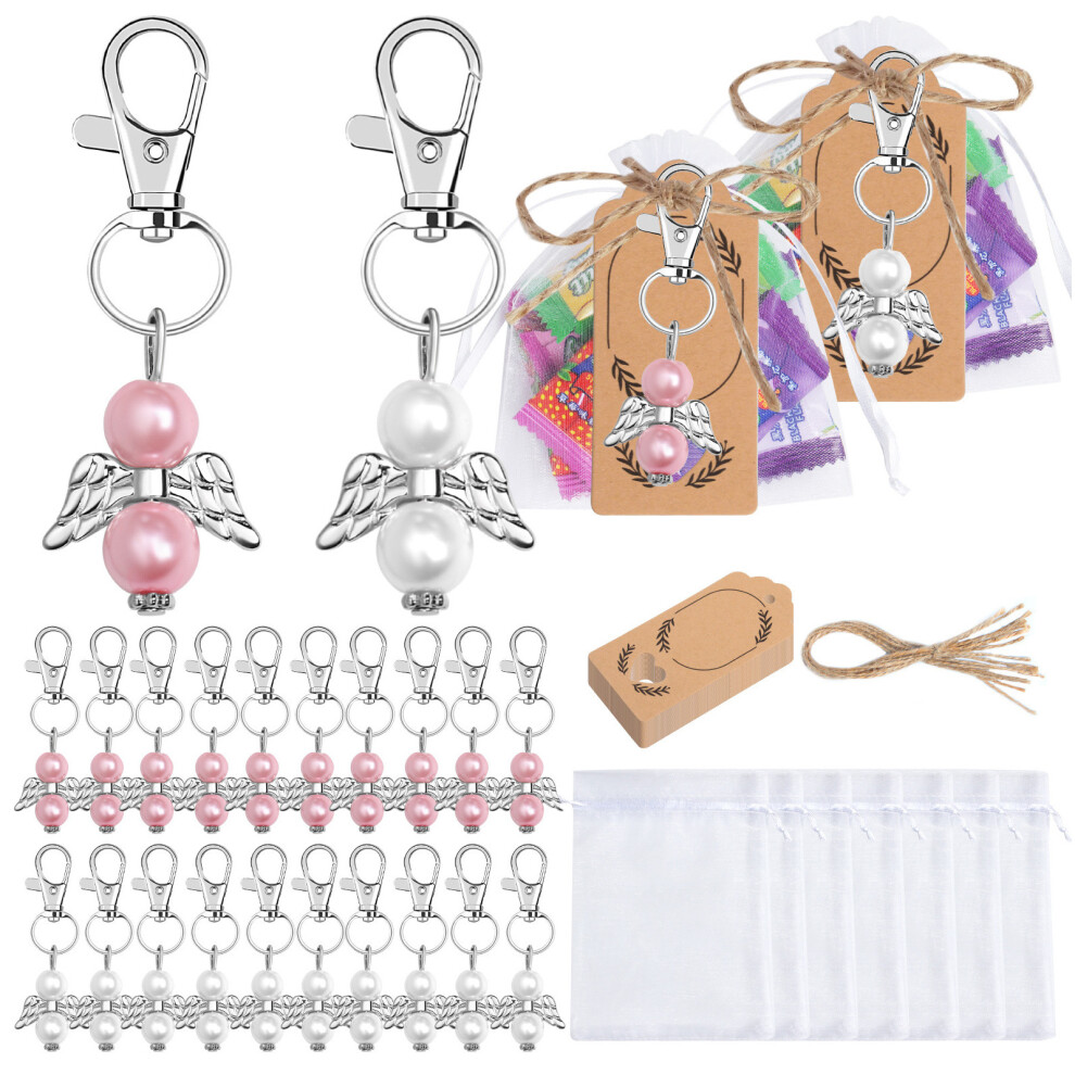 Delicate Wing Keychains Charm Souvenirs for Baby Showers with