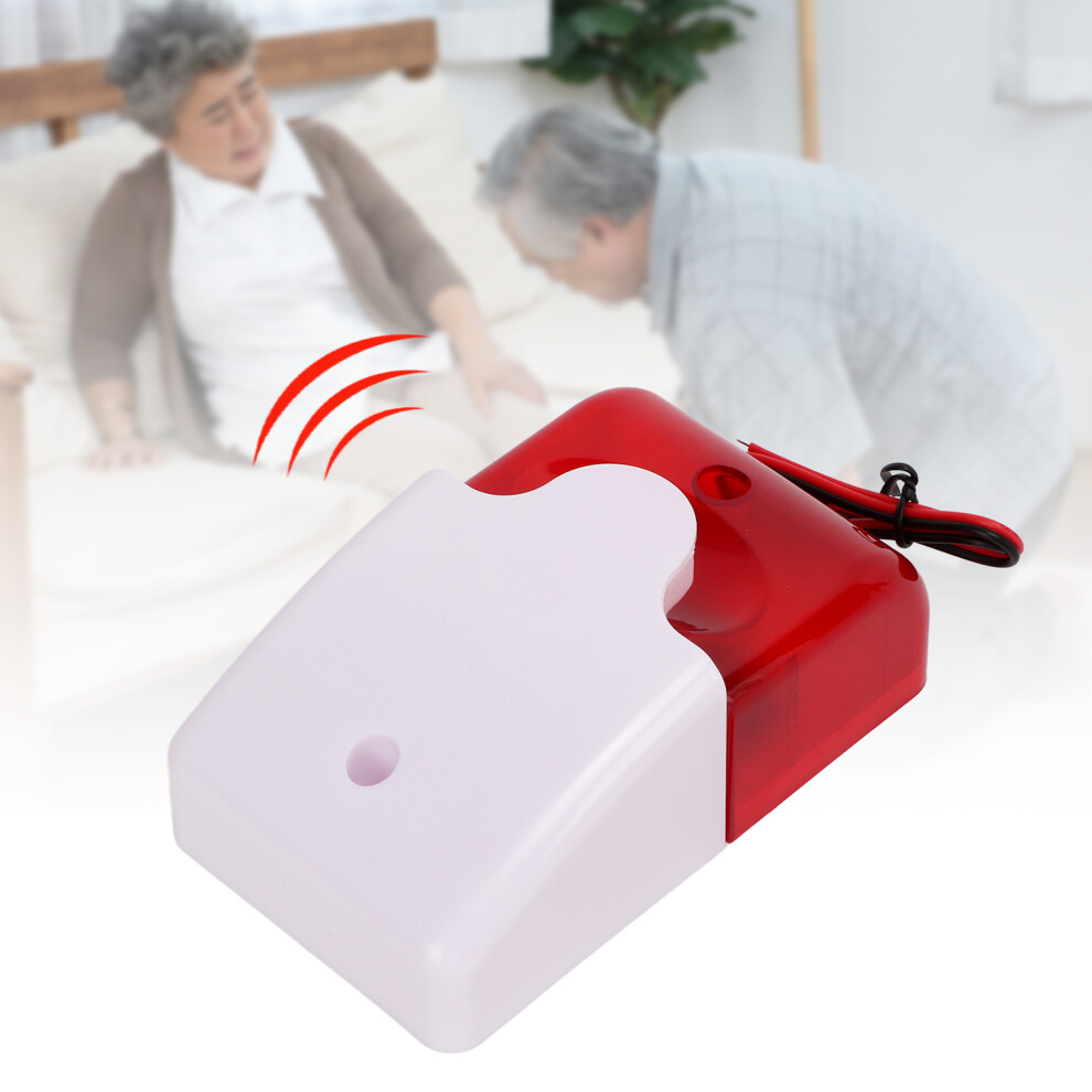 220V Red Flash Security Warning Alarm With Impact Resistance & Insulation 7891358091580