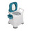 Tragbarer Toilettensitz, breiter Griff, 3