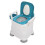 Tragbarer Toilettensitz, breiter Griff, 5