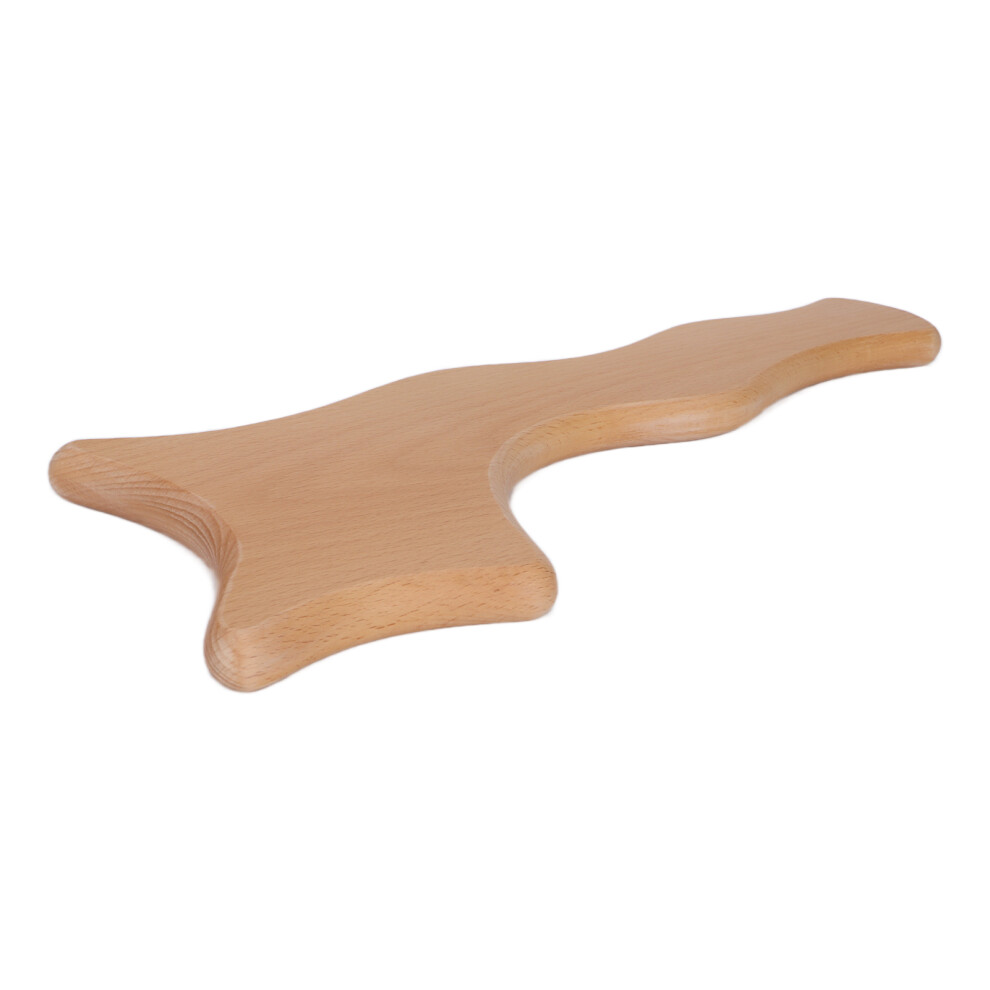 Wooden Gua Sha Board for Lymphatic & Cellulite Clearing, Beech