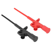 Test Clamp Holder Wire Piercing Probe Copper PA Red Black Thread Industrial Electrical Test Lead