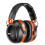 Foldable Ear Muffs Defender Hearing Protection SNR 34 1