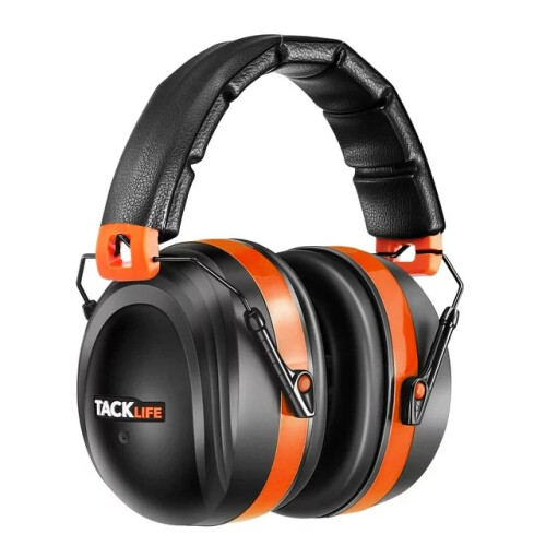 Foldable Ear Muffs Defender Hearing Protection SNR 34