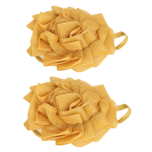 2 stücke Dusche Luffa Weiche Mesh Haushalt Männer 1