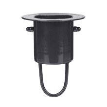 Rain Chain Gutter Adapter Black with Bolts Stainless Steel