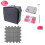 32x32cm Knitting Blocking Mat with 8 Knit Blocking Combs 200 T 1
