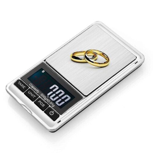 (As show, One size) Gold Silver Tester Set Diamond Precious Metal Testing Kit Digital Gram Scale 2