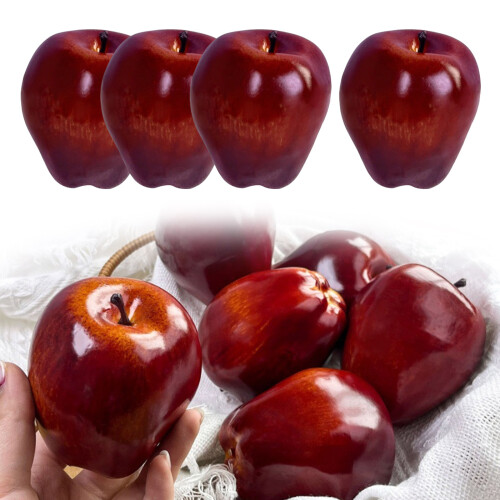 Stylish Apples Artificial Apples Faux Red Apples For Creative 1