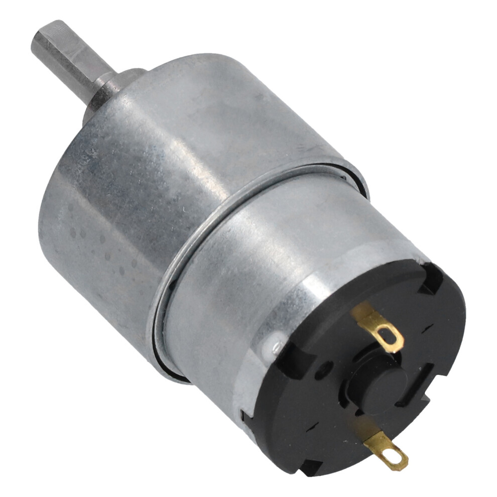 12V Dc Gear Motor 5201 Rpm Copper Wire 6Mm D Shaft Cw/Ccw For Automation 3151358094689