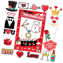 Valentine Photo Props Valentines Day Photo Booth Props-A