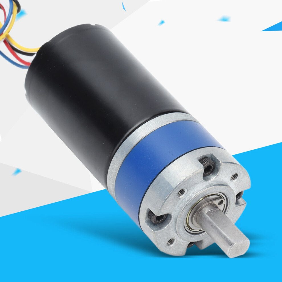12V Brushless Planetary Gear Motor D Shaft 32Rpm With Controller For Projects 8731358094770